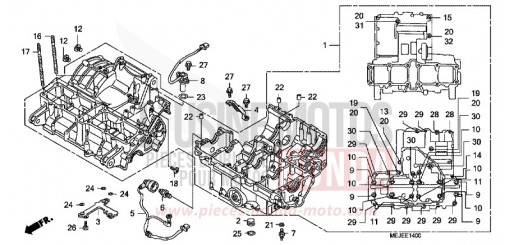 CARTER MOTEUR CB1300SA7 de 2007